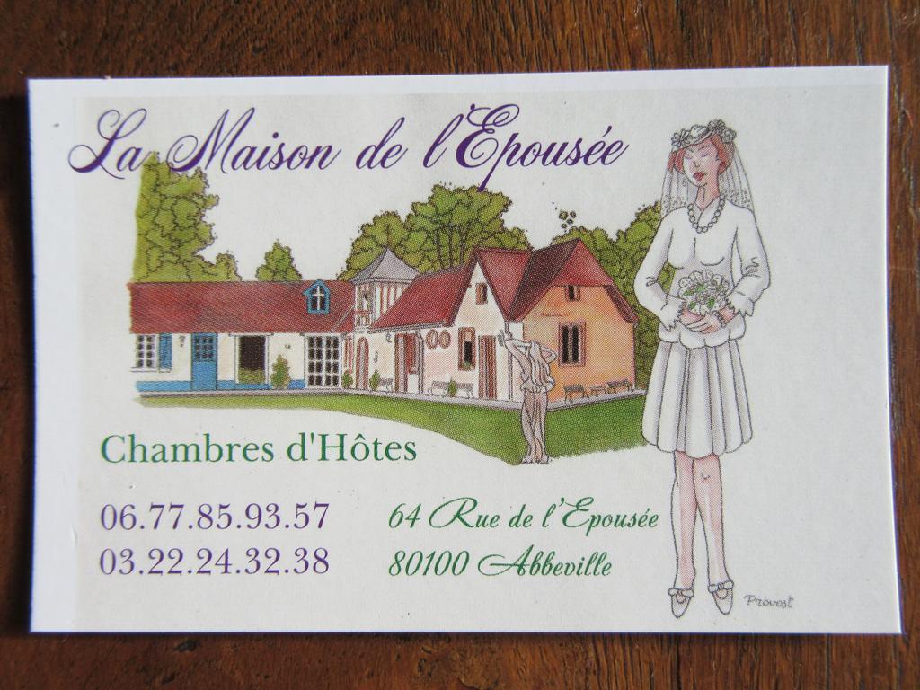 La Maison De L'Epousee B&B Abbeville Exterior photo
